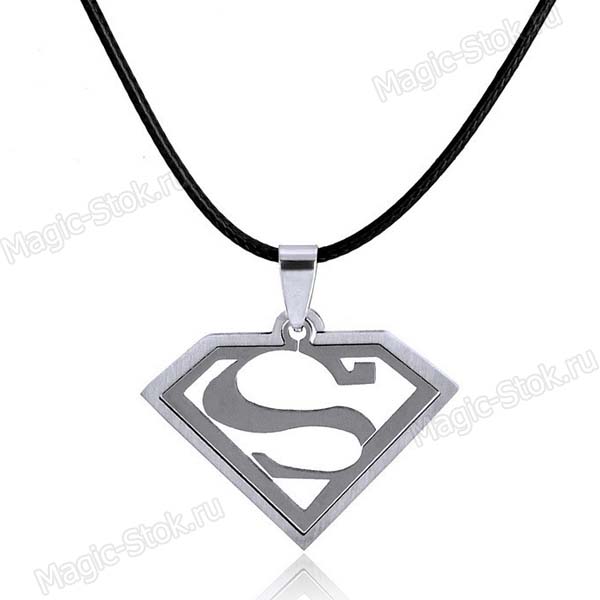 8(499)9387578 Купить кулон супермен-двойной-ювелирная сталь 316l от  - заказать
