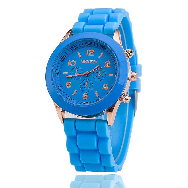 8(499)9387578 Купить (geneva) наручные часы пластик 1 цвет-голубой от  - заказать