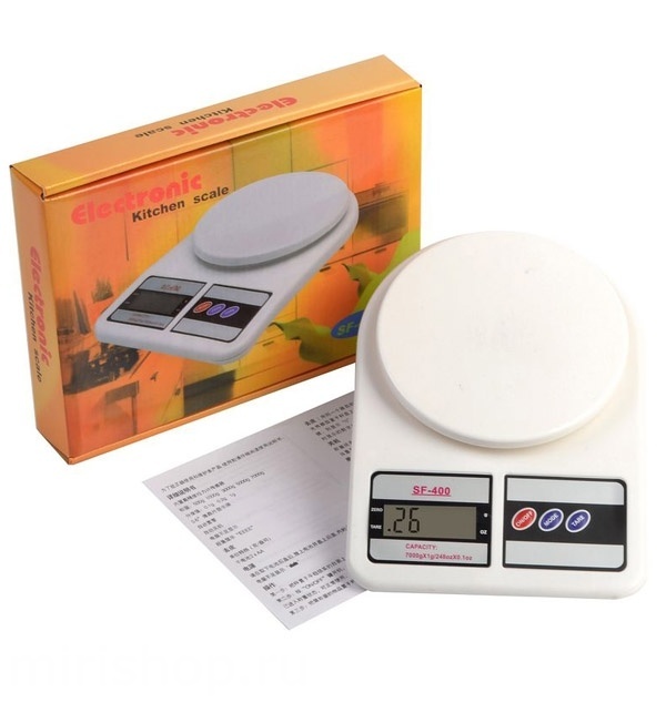 8(499)9387578 Купить кухонные электронные весы electronic kitchen scale sf-400 от  - заказать