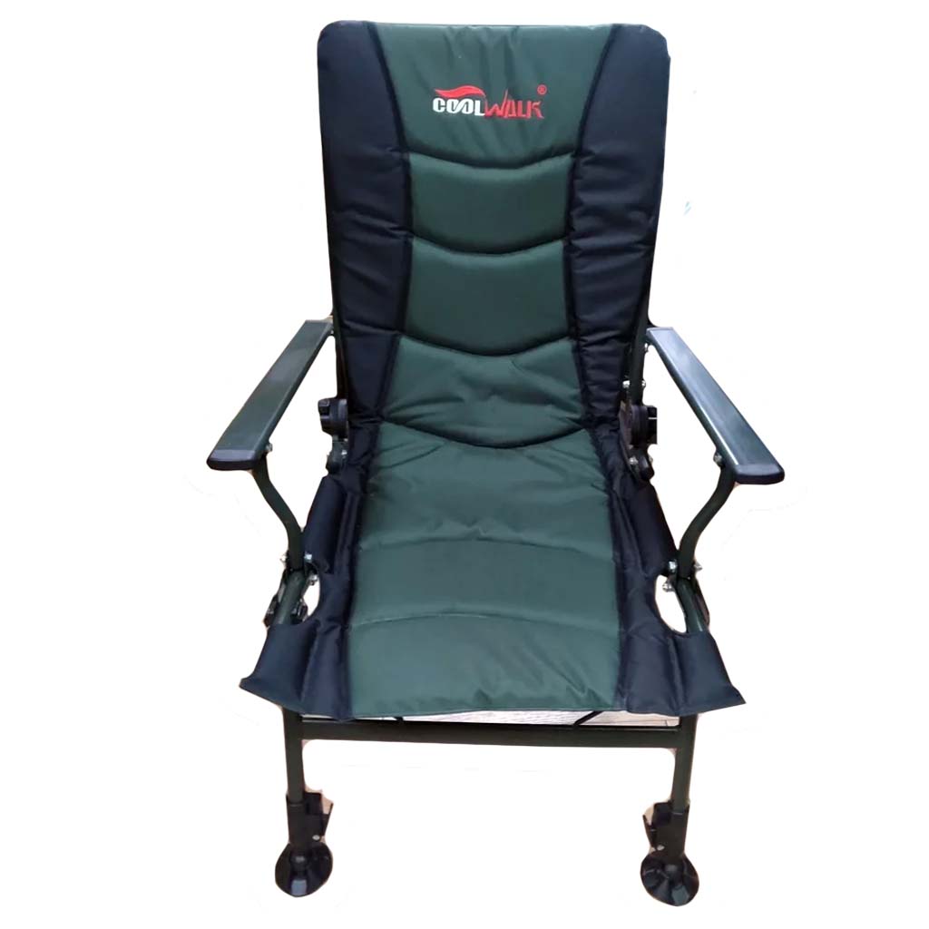 8(499)9387578 Купить кресло карповое со спинкой и подлокотниками coolwalk от  - заказать