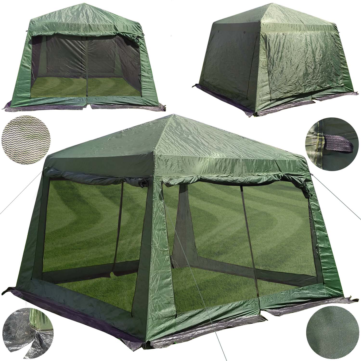 8(499)9387578 Купить шатер с москитной сеткой - беседка coolwalk d 320см-320см-240см от  - заказать