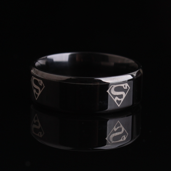 8(499)9387578 Купить кольцо супермена - черное от 470 руб. - заказать