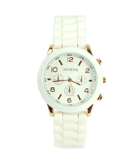 8(499)9387578 Купить (geneva) наручные часы пластик 1 цвет-белый от  - заказать