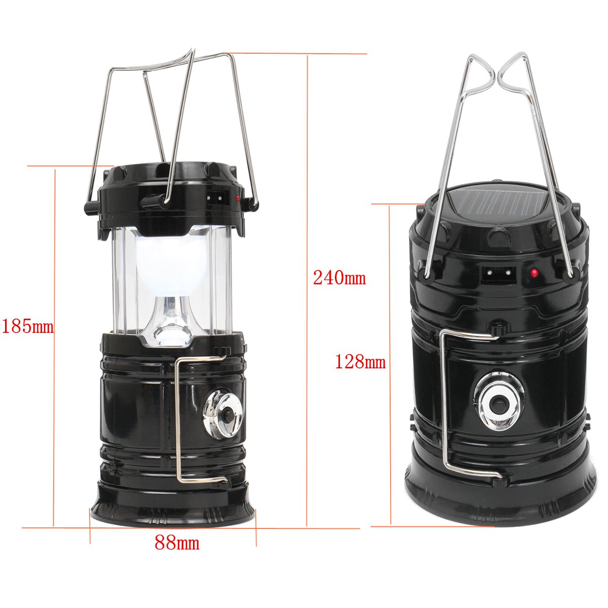 8(499)9387578 Купить кемпинговый фонарь-светильник с солнечной батареей camping lantern black от 540 руб. - заказать