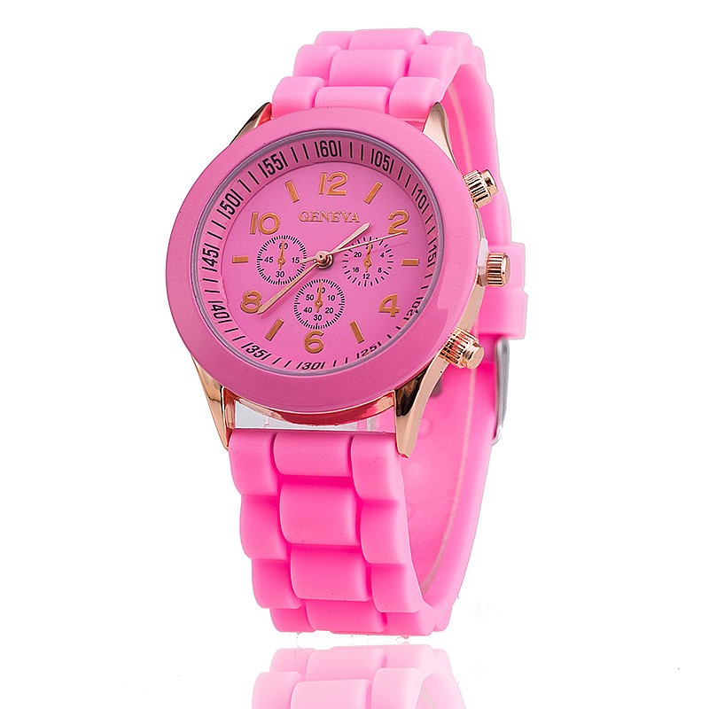8(499)9387578 Купить (geneva) наручные часы пластик 1 цвет-розовый от  - заказать