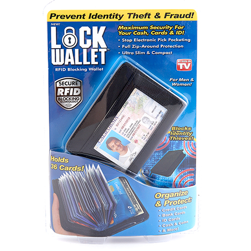 8(499)9387578 Купить визитница на 18 карт lock wallet от  - заказать