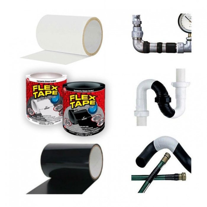 8(499)9387578 Купить универсальная ремонтная лента flex tape от  - заказать