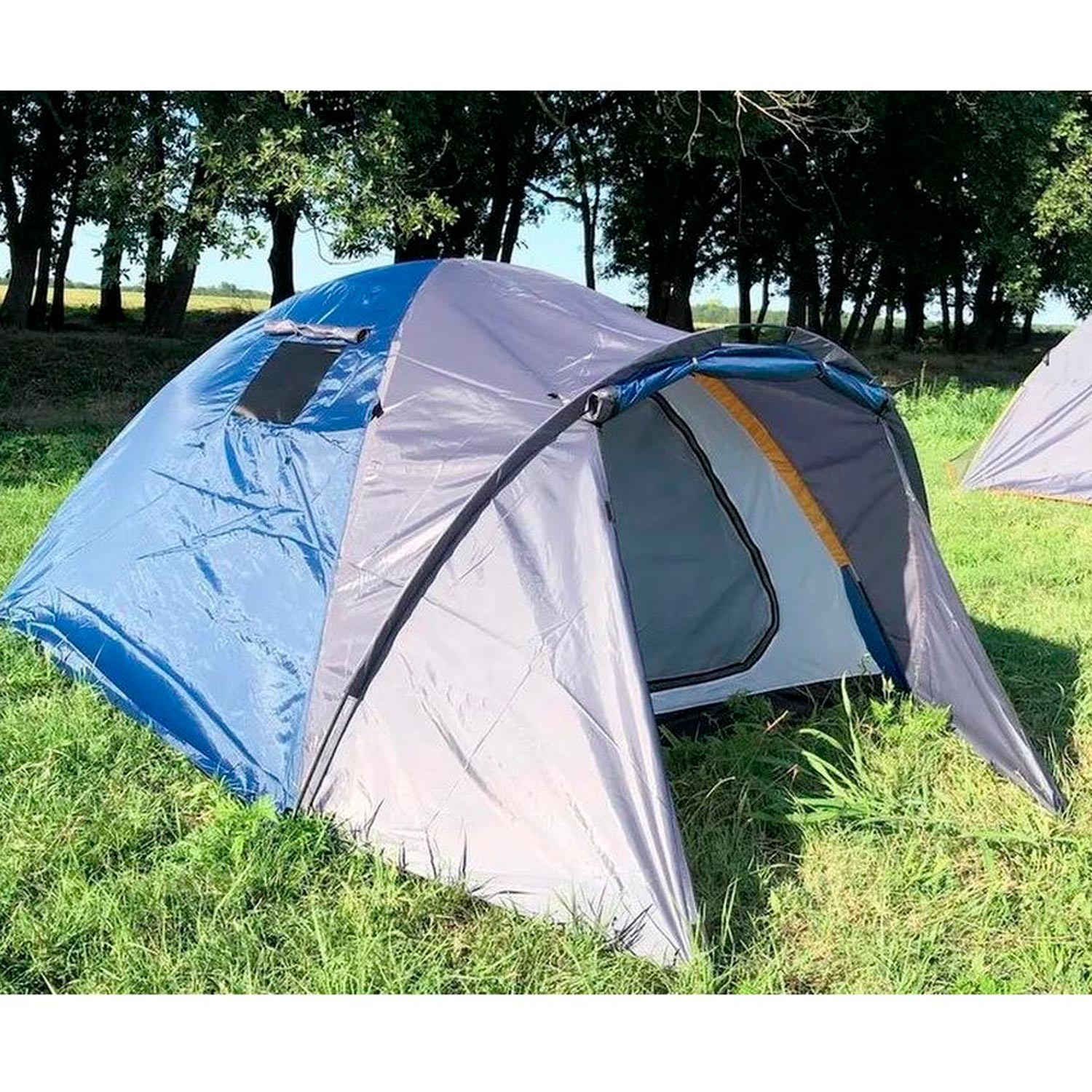 8(499)9387578 Купить палатка 3 местная с тамбуром lanyu ly-1637 туристическая 310см х 220см высота 155см от  - заказать