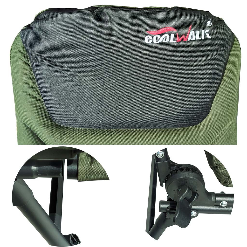 8(499)9387578 Купить кресло-шезлонг карповое со съемной приставкой для ног coolwalk от  - заказать