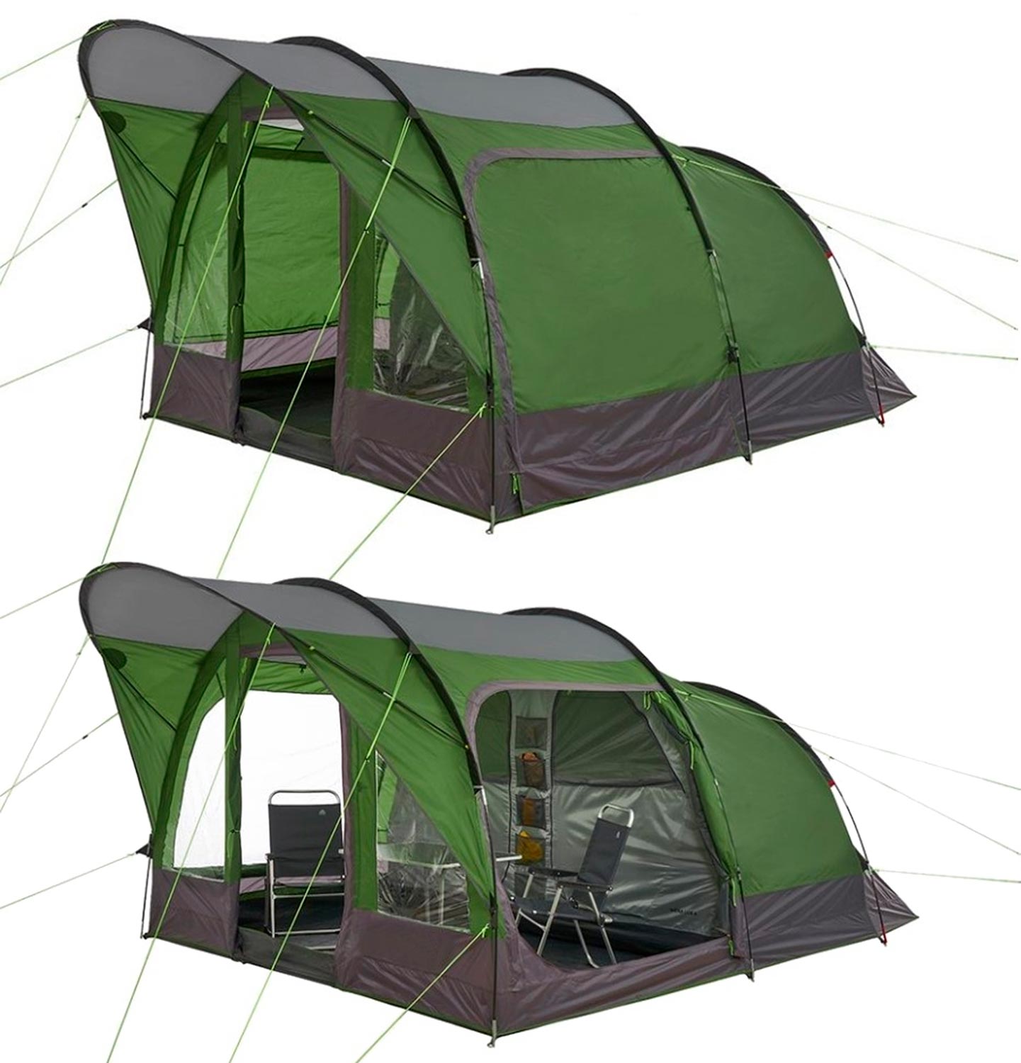 8(499)9387578 Купить палатка 4-местная высокая с увеличенным и закрытым тамбуром, и козырьком coolwalk (495х300х195см) от  - заказать