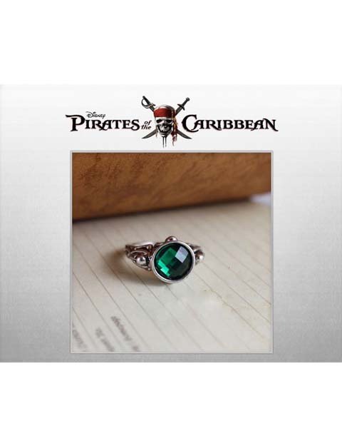 8(499)9387578 Купить кольцо капитана джека воробья с изумрудом , атрибутика пираты карибского моря от 390 руб. - заказать