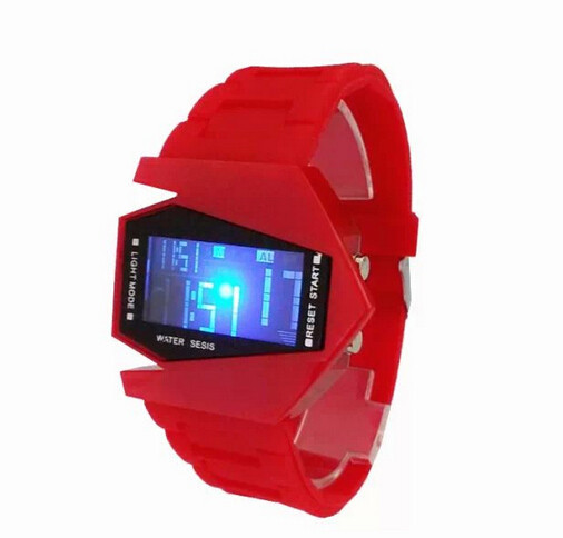 8(499)9387578 Купить led-часы истребитель стелс - stealth led watch-красный от  - заказать
