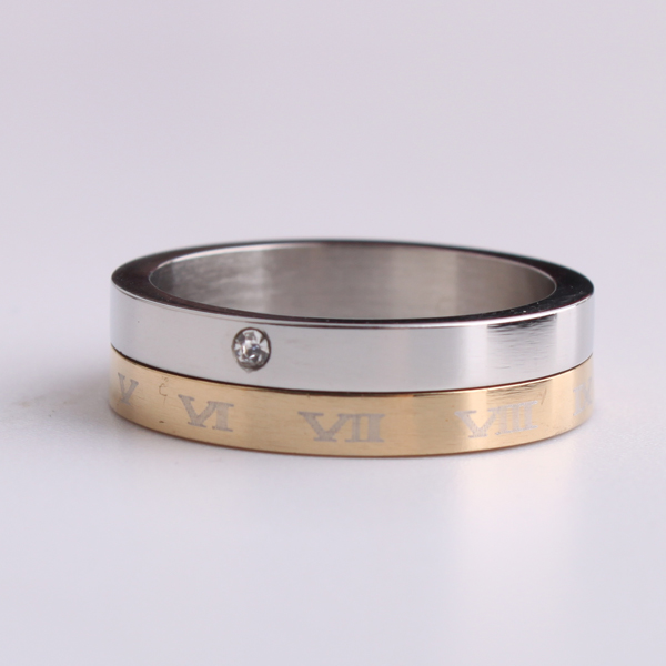 8(499)9387578 Купить кольцо с римскими цифрами 2 цвета от  - заказать
