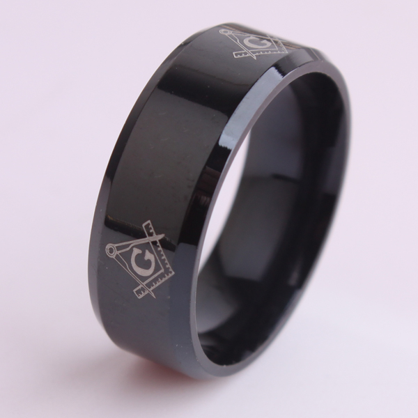 8(499)9387578 Купить масонское кольцо черного цвета от 619 руб. - заказать