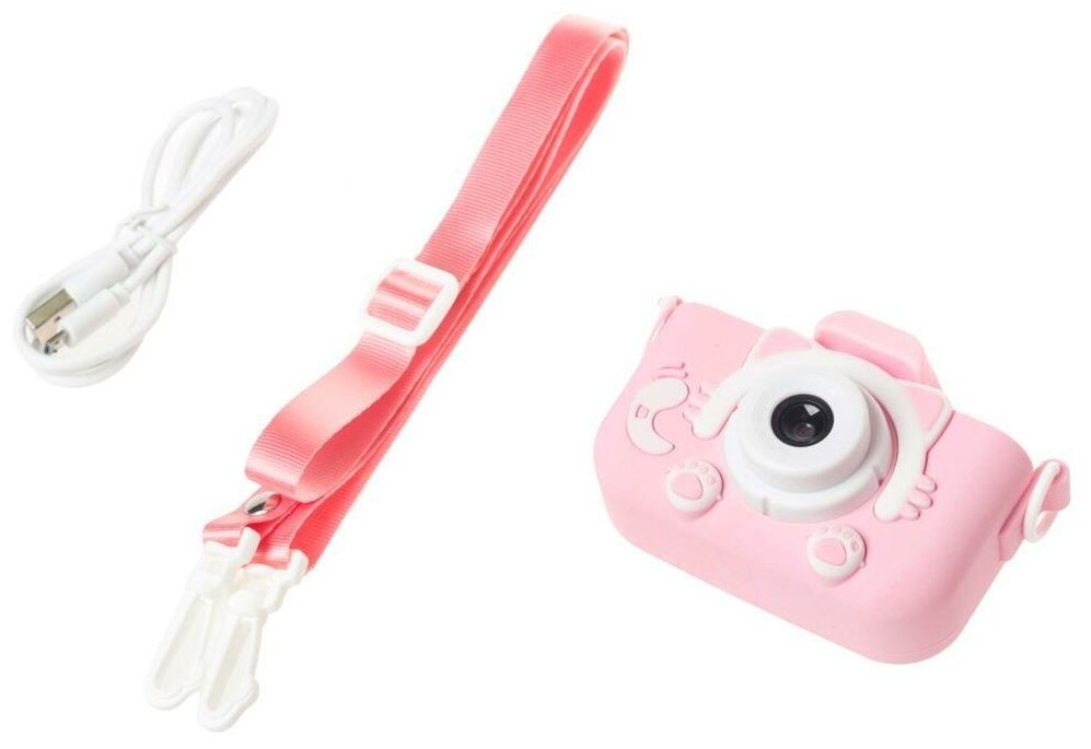 8(499)9387578 Купить фотоаппарат детский с играми и встроенной памятью gsmin fun camera kitty от  - заказать