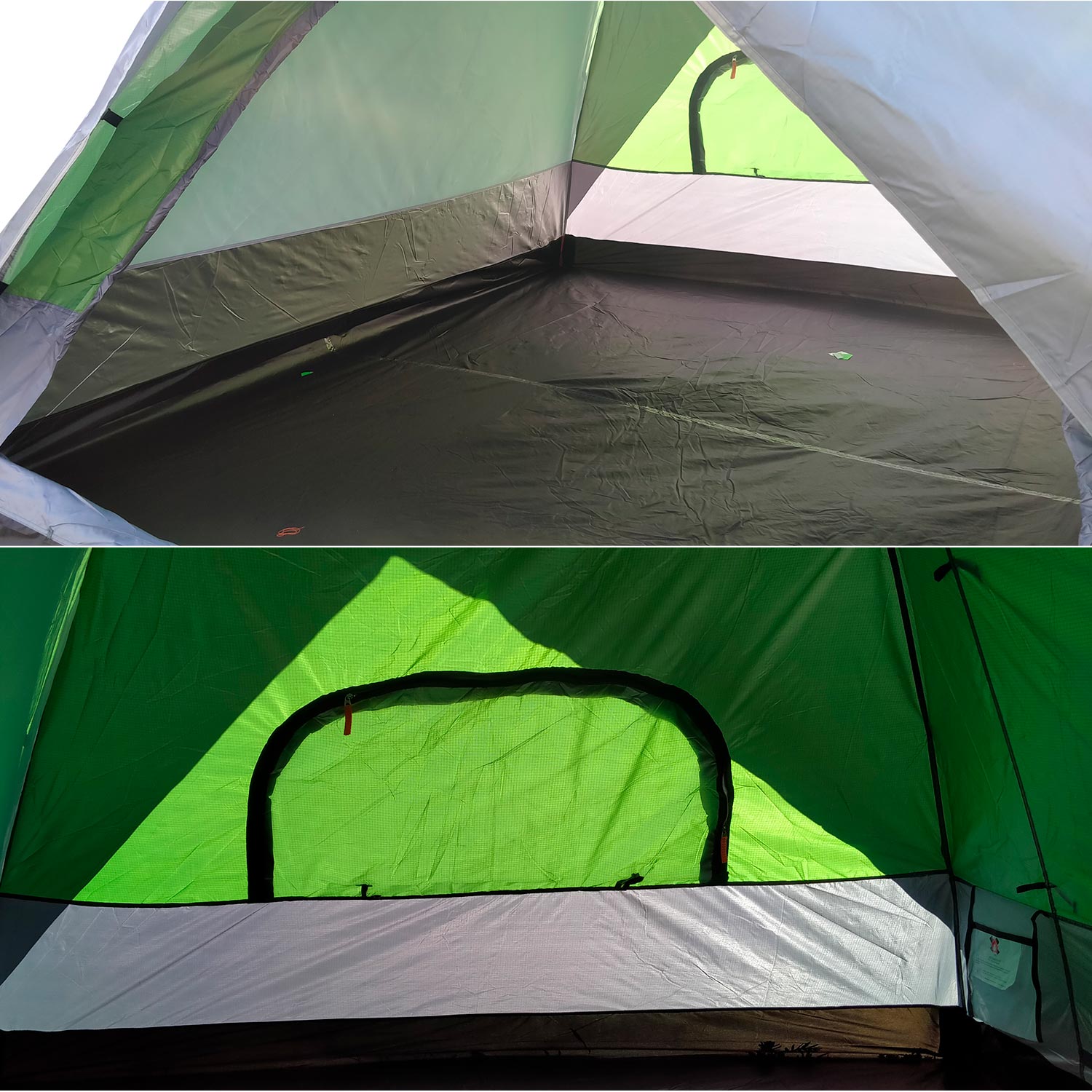 8(499)9387578 Купить шатер-палатка 4-местная с увеличенным тамбуром и серебристой уф защитой coolwalk (480х250х190/165см) от  - заказать