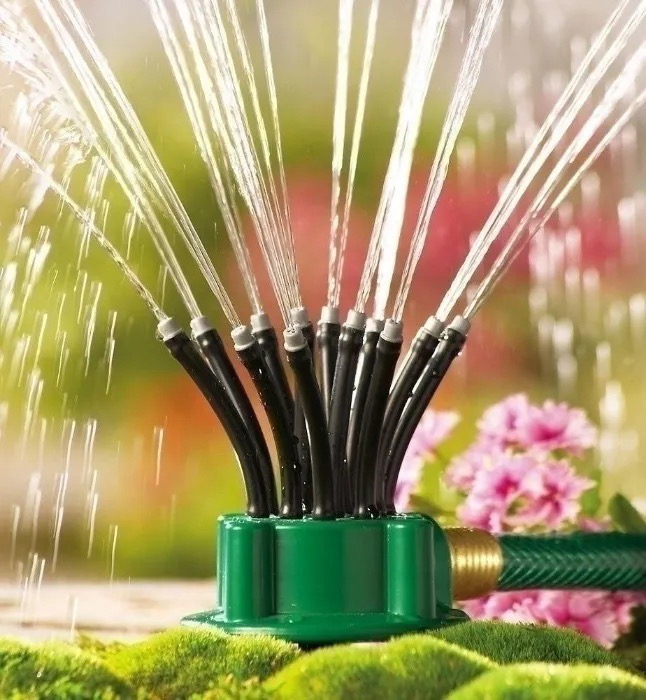 8(499)9387578 Купить спринклер - ороситель для газона multifunctional sprinkler от  - заказать