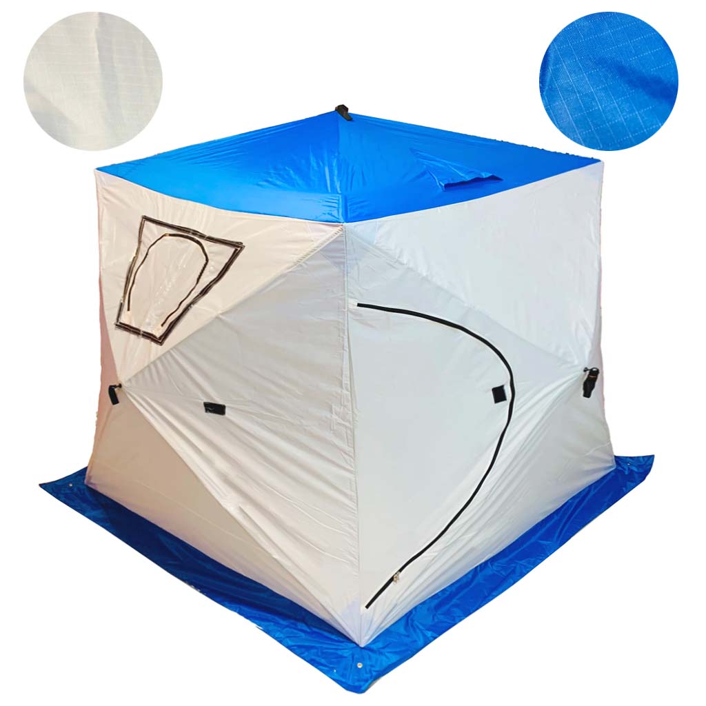 8(499)9387578 Купить палатка - куб зимняя автоматическая для рыбалки на льду 200х200х215см от 10 685 руб. - заказать