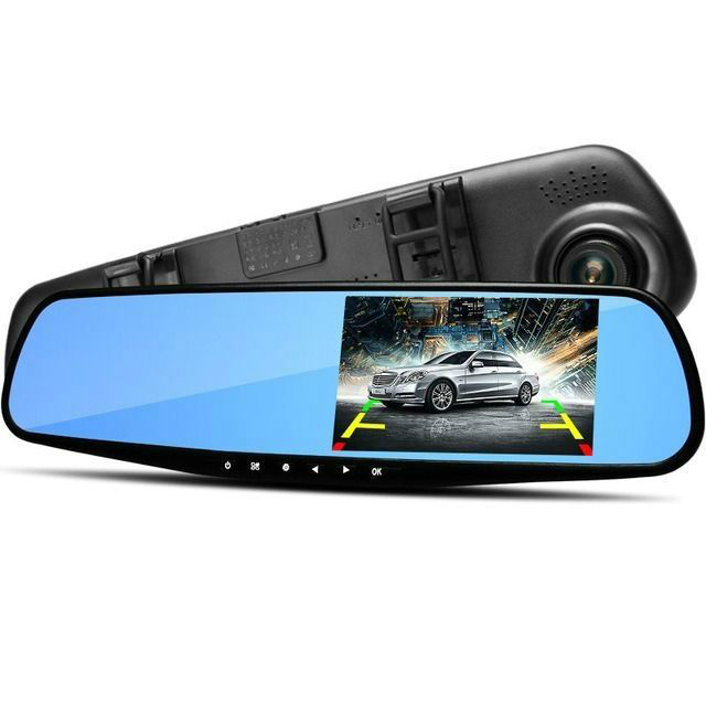 8(499)9387578 Купить зеркало-видеорегистратор vehicle blackbox dvr с камерой заднего вида от  - заказать