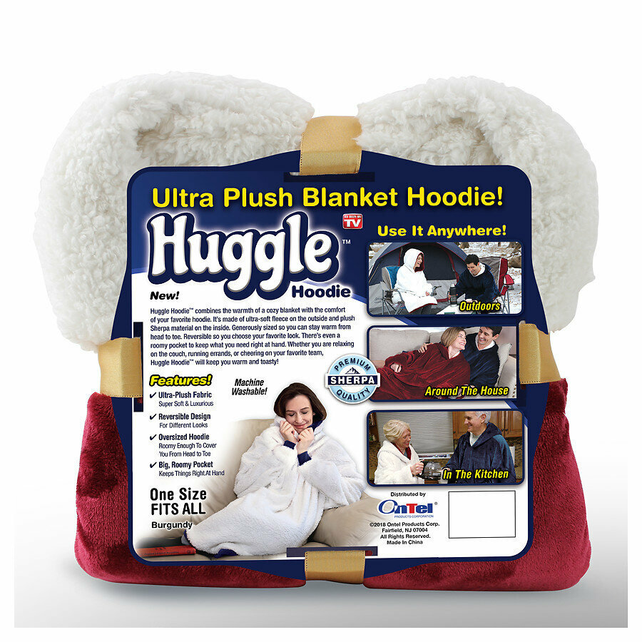 8(499)9387578 Купить плед-толстовка с рукавами huggle hoodie tv-r от  - заказать