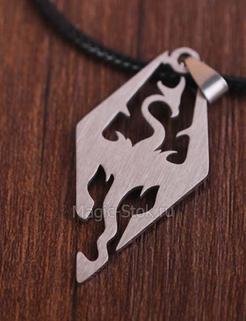 8(499)9387578 Купить кулон дракон - skyrim ювелирная сталь от  - заказать