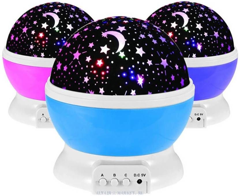 8(499)9387578 Купить светильник star master звездное небо - ночник-проектор круглый pink от 630 руб. - заказать