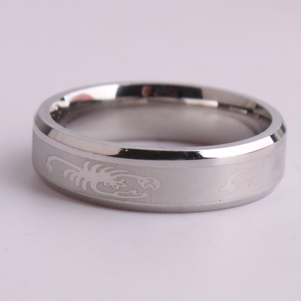 8(499)9387578 Купить кольцо из ювелирной стали 316l знак зодиака скорпион от  - заказать