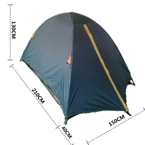 8(499)9387578 Купить палатка туристическая двухместная 210см.+40см/150см/высота130см от  - заказать