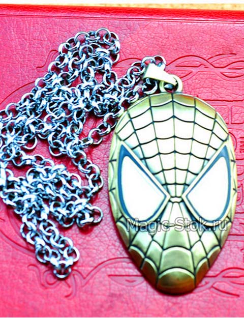 8(499)9387578 Купить кулон-медальон - "человек паук" от 450 руб. - заказать
