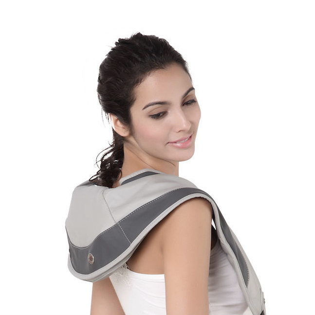 8(499)9387578 Купить ударный массажер для шеи и плеч cervical massage shawls от  - заказать