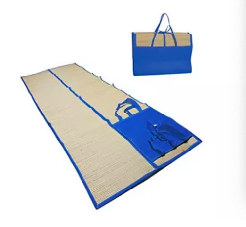 8(499)9387578 Купить пляжный коврик сумка - соломенная циновка 90*170 (коврик для плажа) от  - заказать