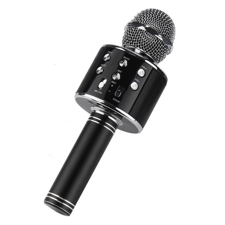 8(499)9387578 Купить микрофон колонка ws-858 wireless microphone gold от 650 руб. - заказать