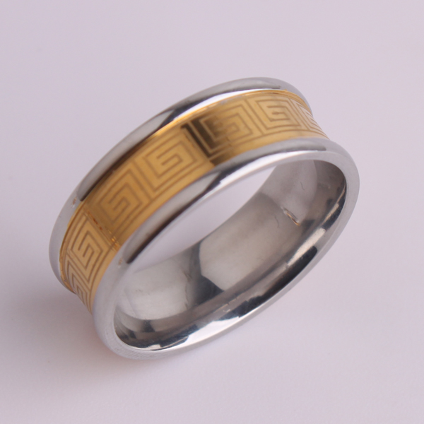 8(499)9387578 Купить кольцо  2 цвета с узорами от  - заказать