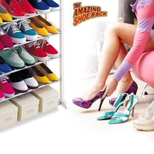 8(499)9387578 Купить стойка органайзер для обуви amazing shoe rack от  - заказать