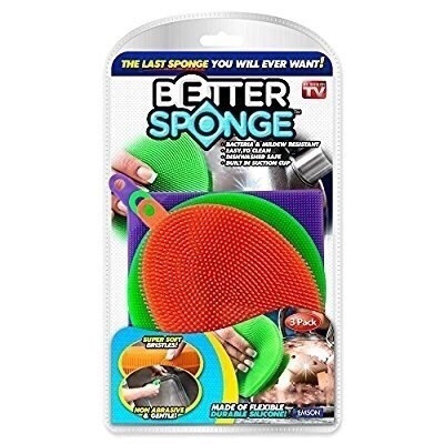 8(499)9387578 Купить набор щеток-губок силиконовых универсальных better sponge от  - заказать
