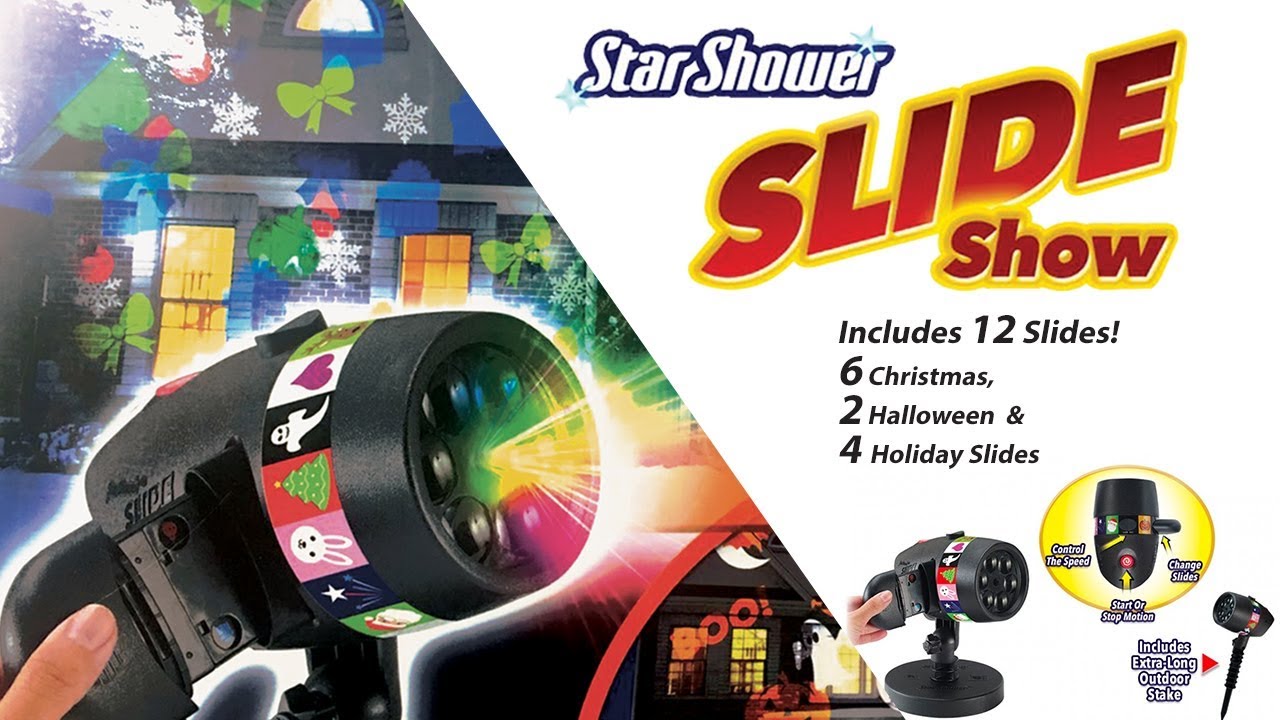8(499)9387578 Купить лазерный проектор star shower slide 12 слайдов от  - заказать