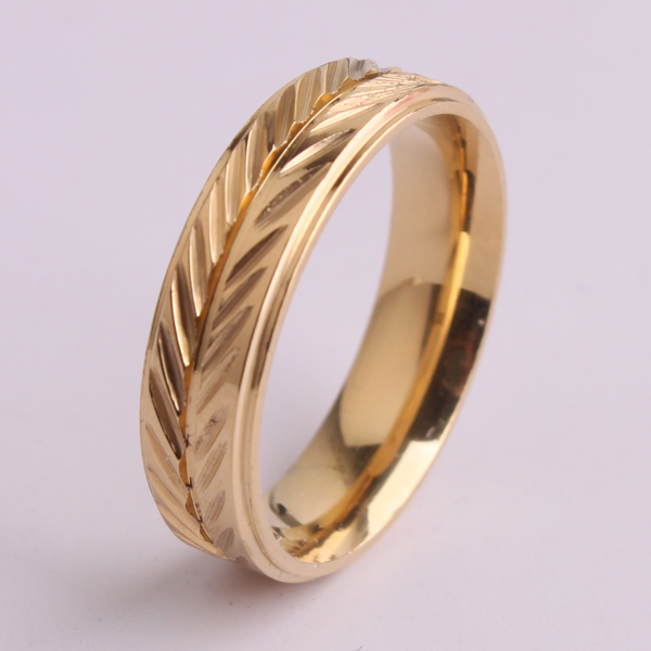 8(499)9387578 Купить кольцо золотого цвета листья от  - заказать