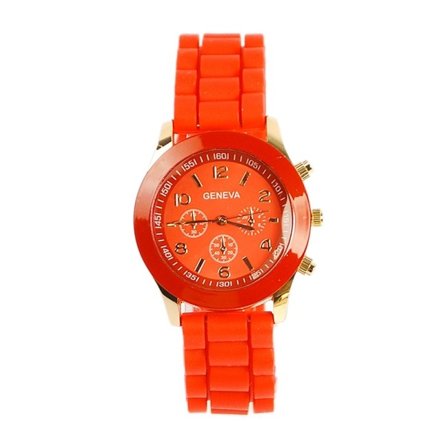 8(499)9387578 Купить (geneva) наручные часы пластик 1 цвет-красный от  - заказать