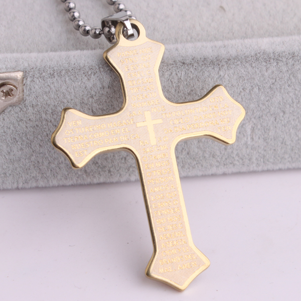 8(499)9387578 Купить кулон крест-иисус -золотого цвета от  - заказать
