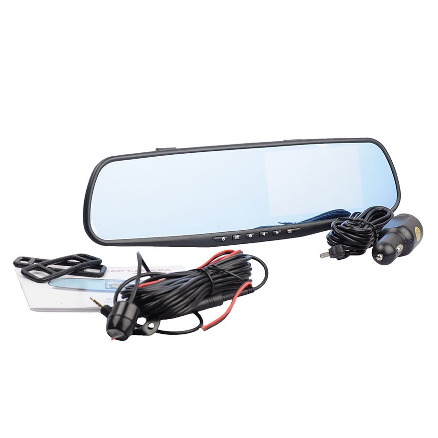 8(499)9387578 Купить зеркало-видеорегистратор vehicle blackbox dvr с камерой заднего вида от  - заказать