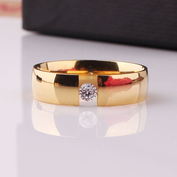 8(499)9387578 Купить кольцо золотого цвета с кристаллом от  - заказать