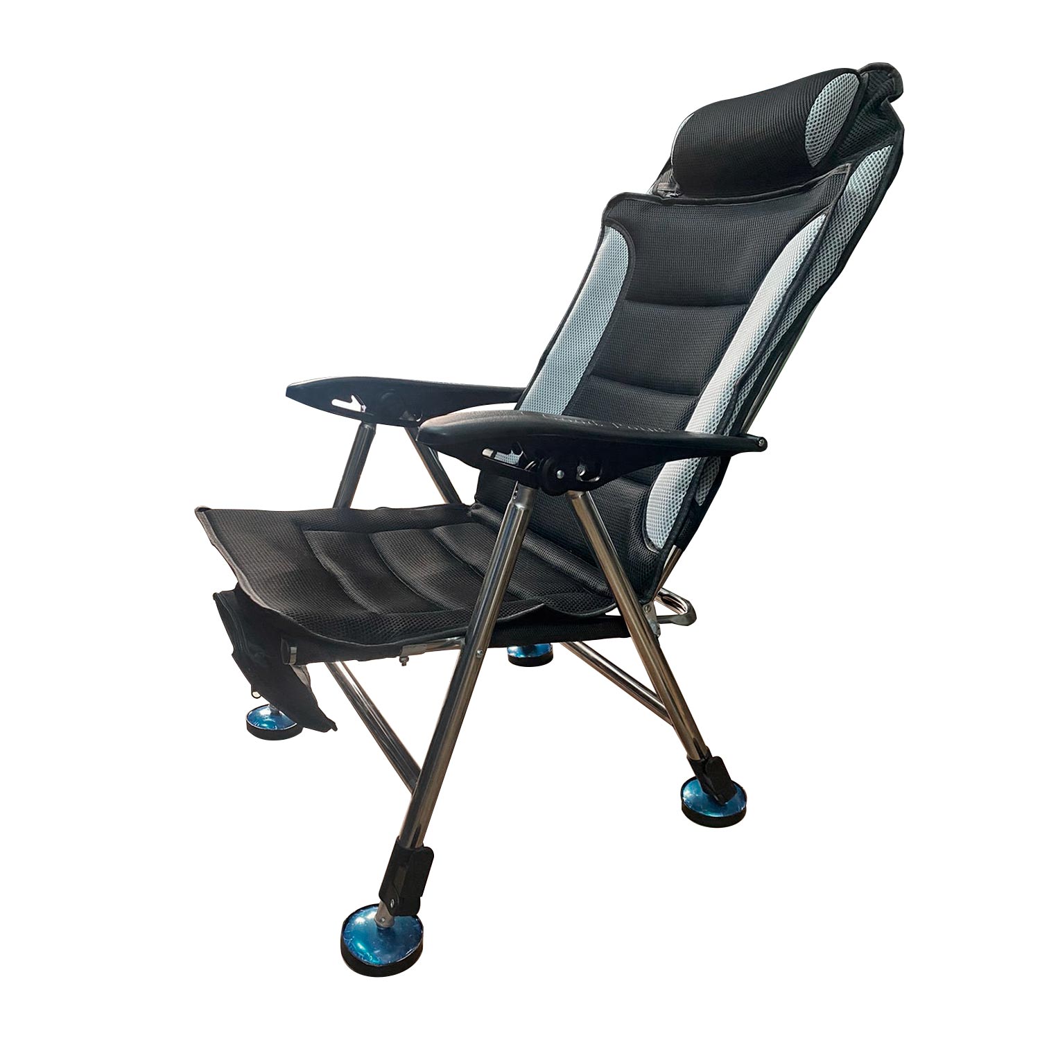 8(499)9387578 Купить кресло карповое с сумкой и карманом на спинке coolwalk черное от  - заказать